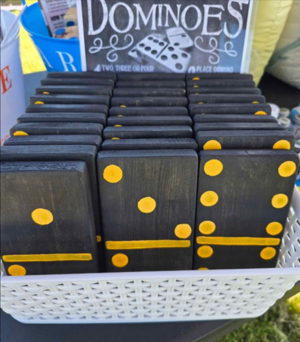 Outdoor Wooden Domino Set