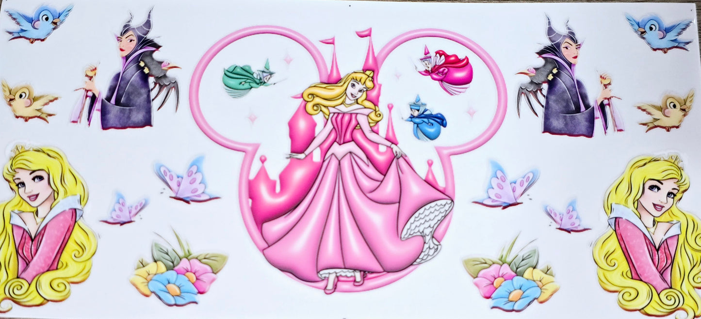 Princess clear UV DTF wraps