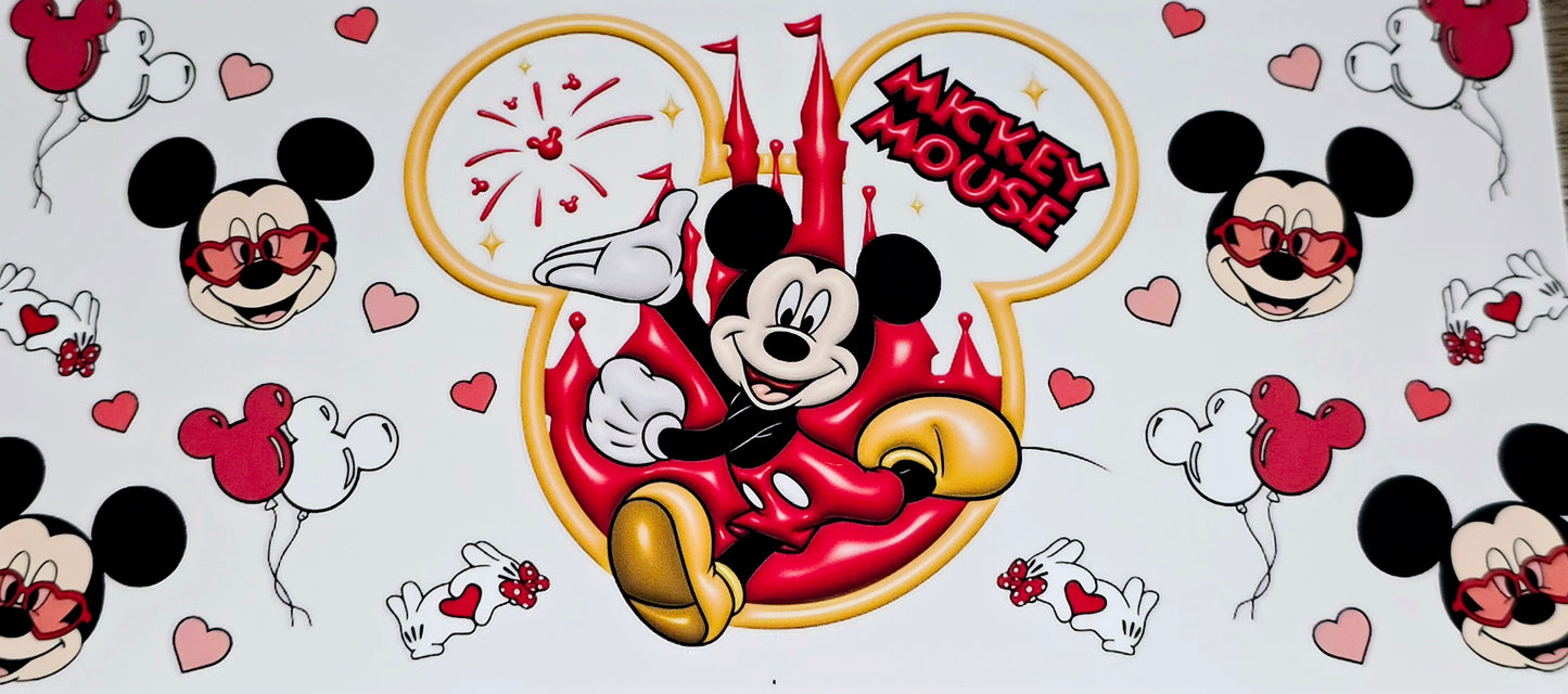 Mickey & friends clear UV DTF wraps