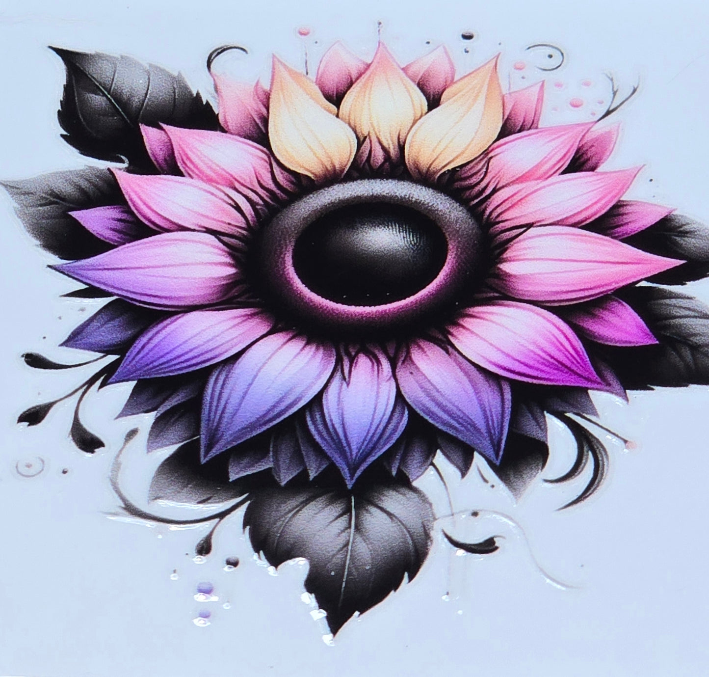 Sunflower medium UVDTF