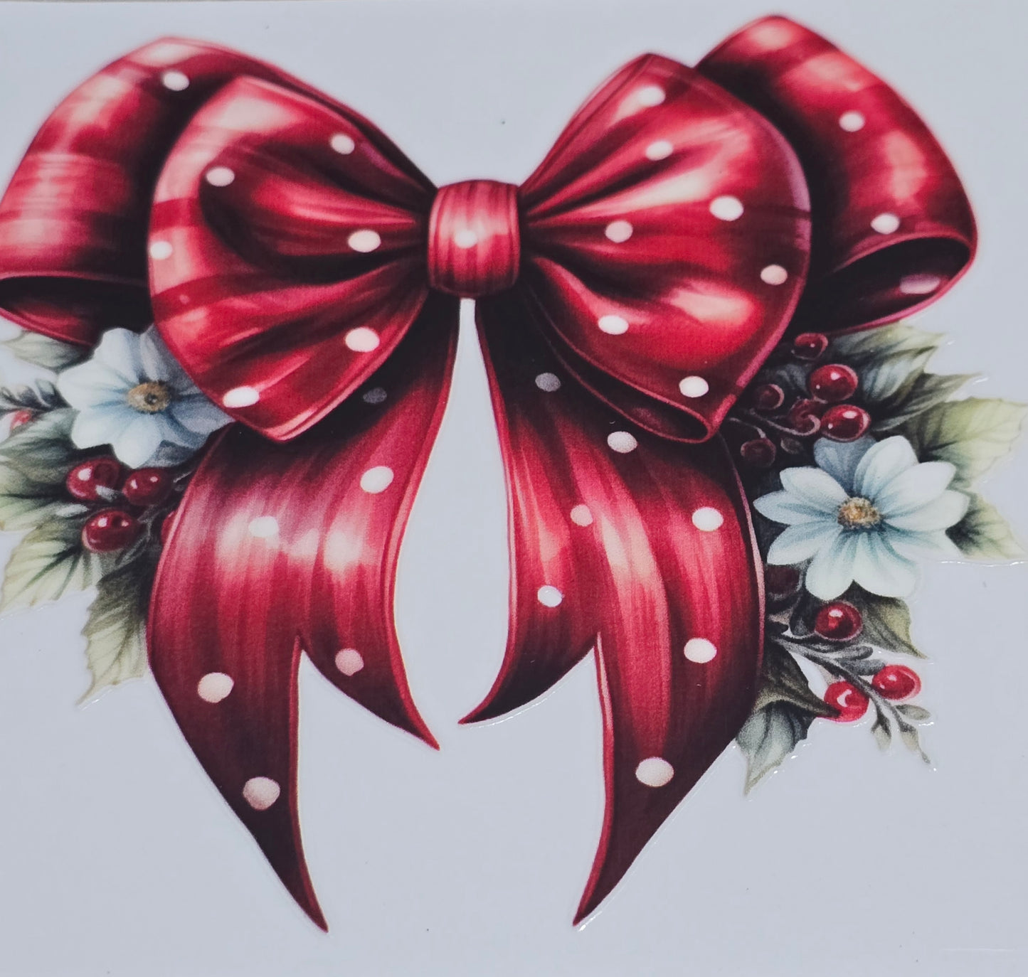 Christmas bows XL UVDTF