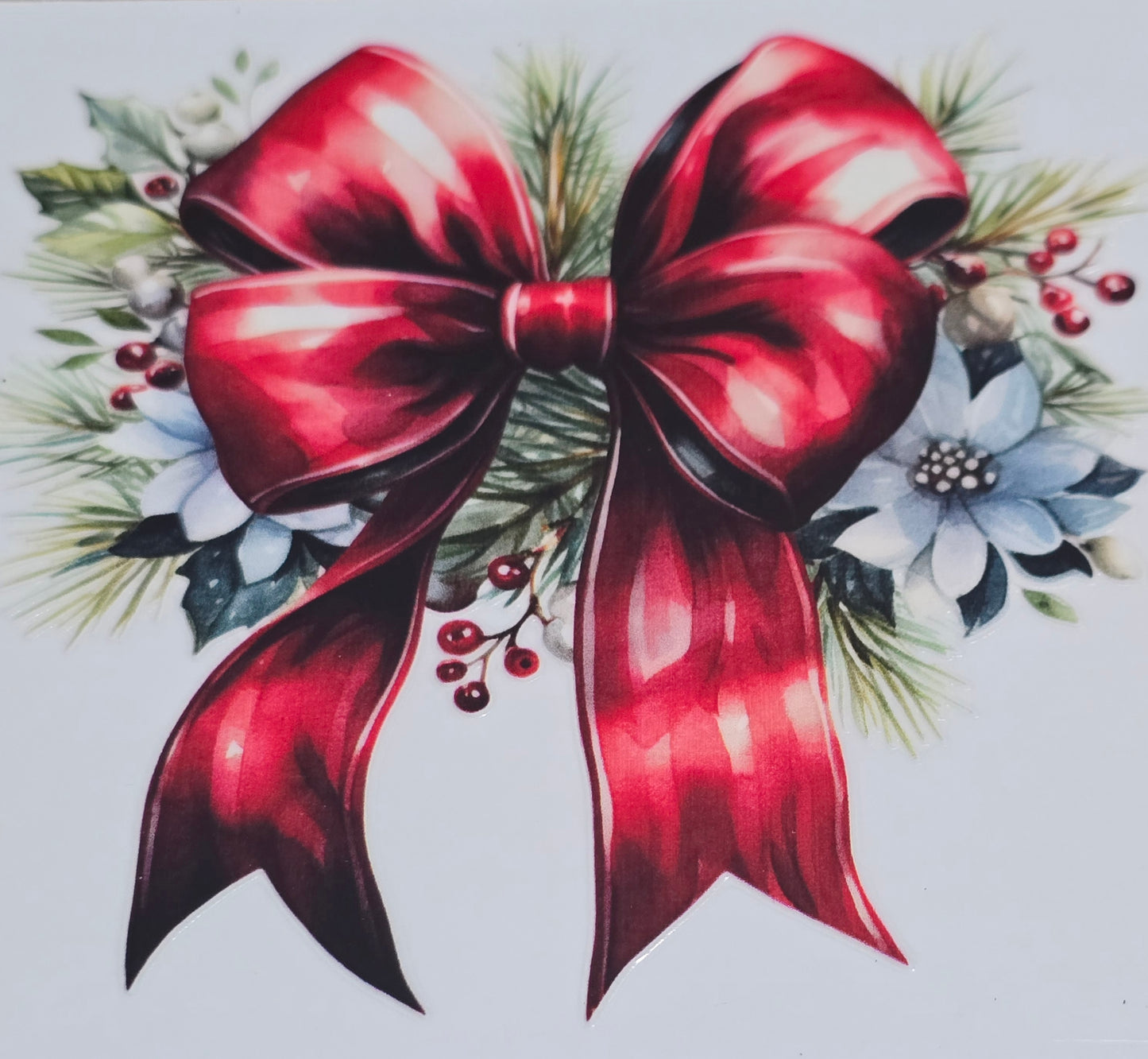 Christmas bows XL UVDTF