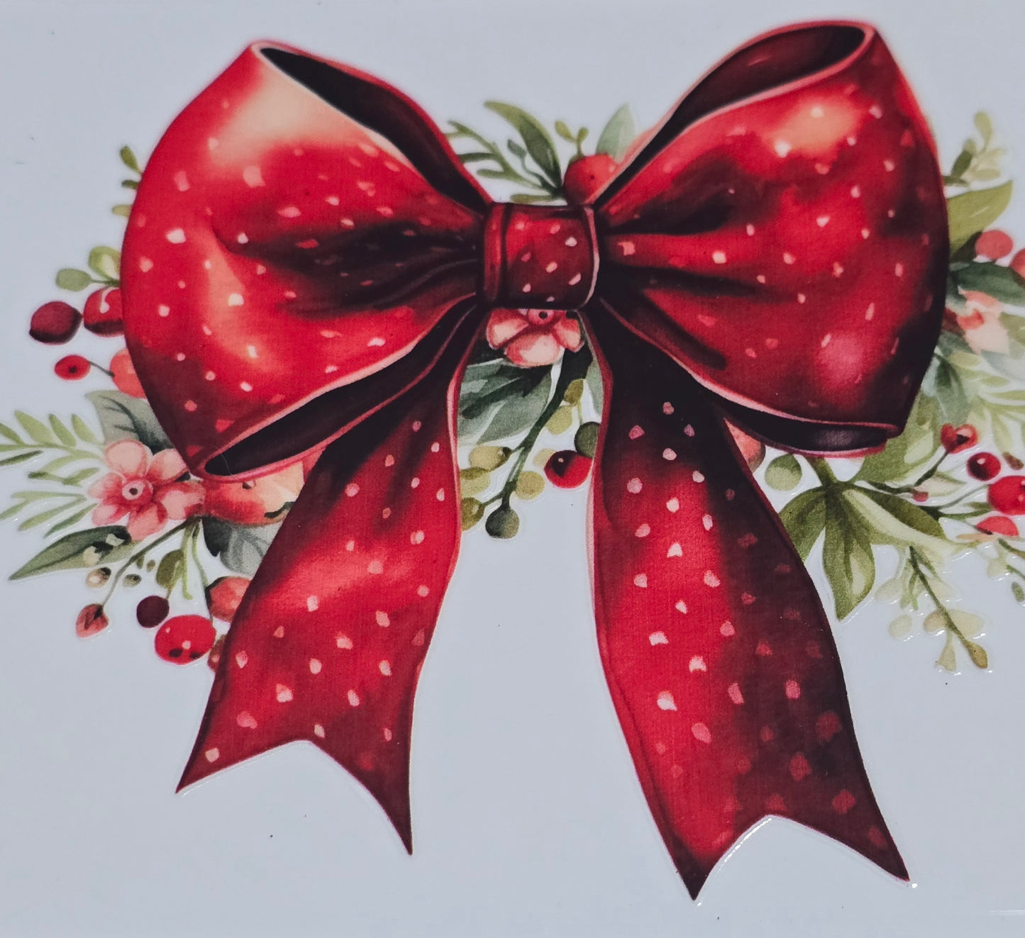 Christmas bows XL UVDTF