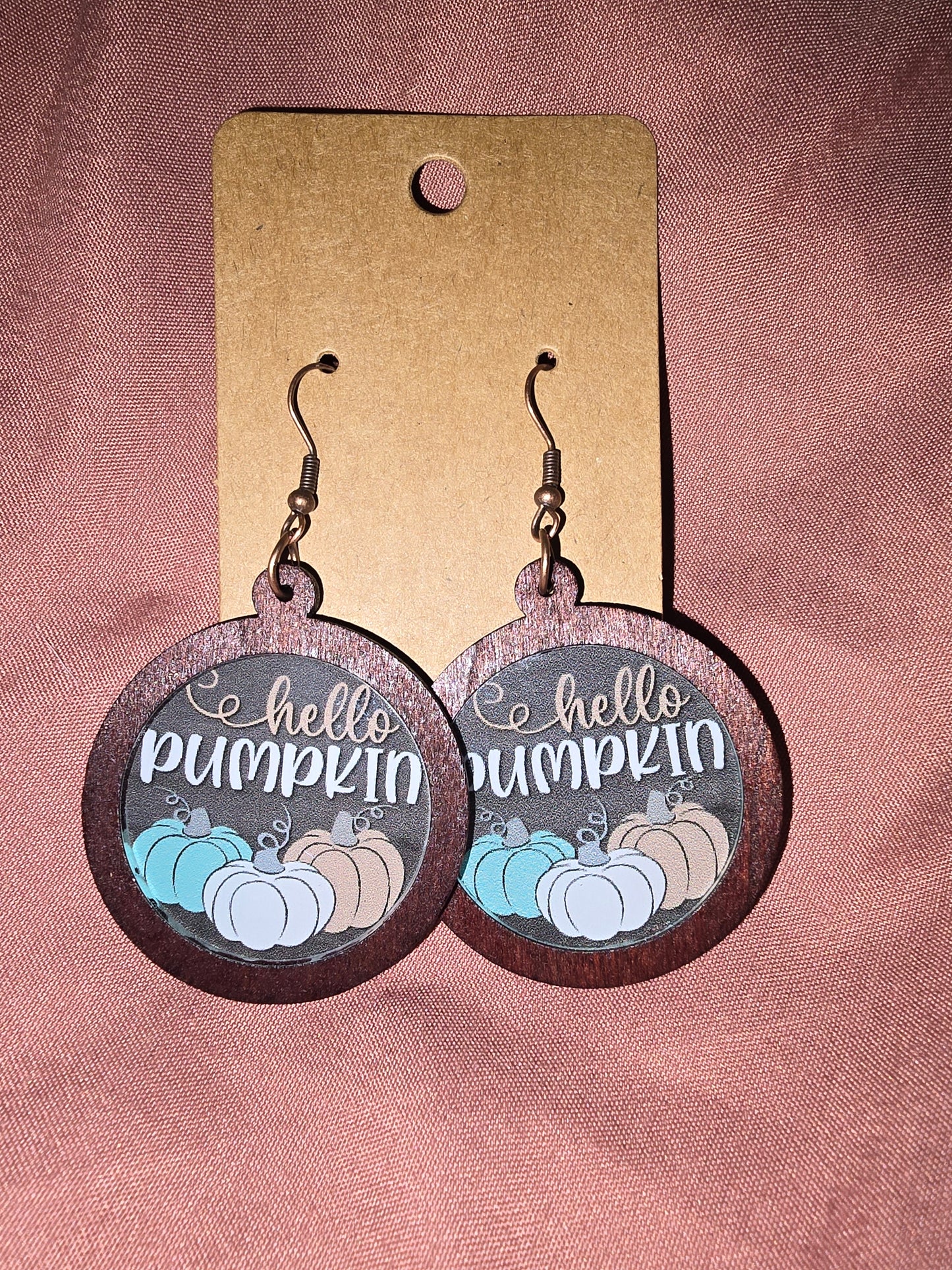 Hello Pumpkin earrings