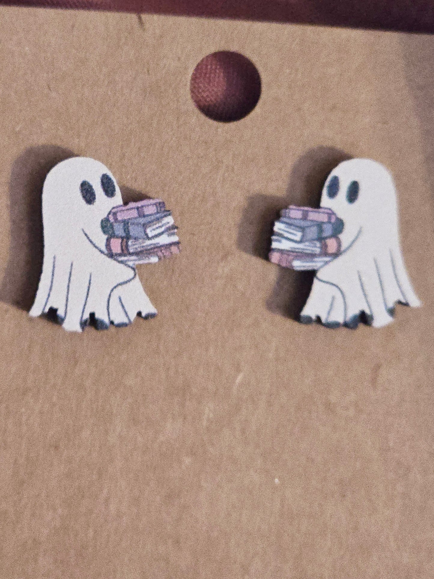 Ghost reader earrings