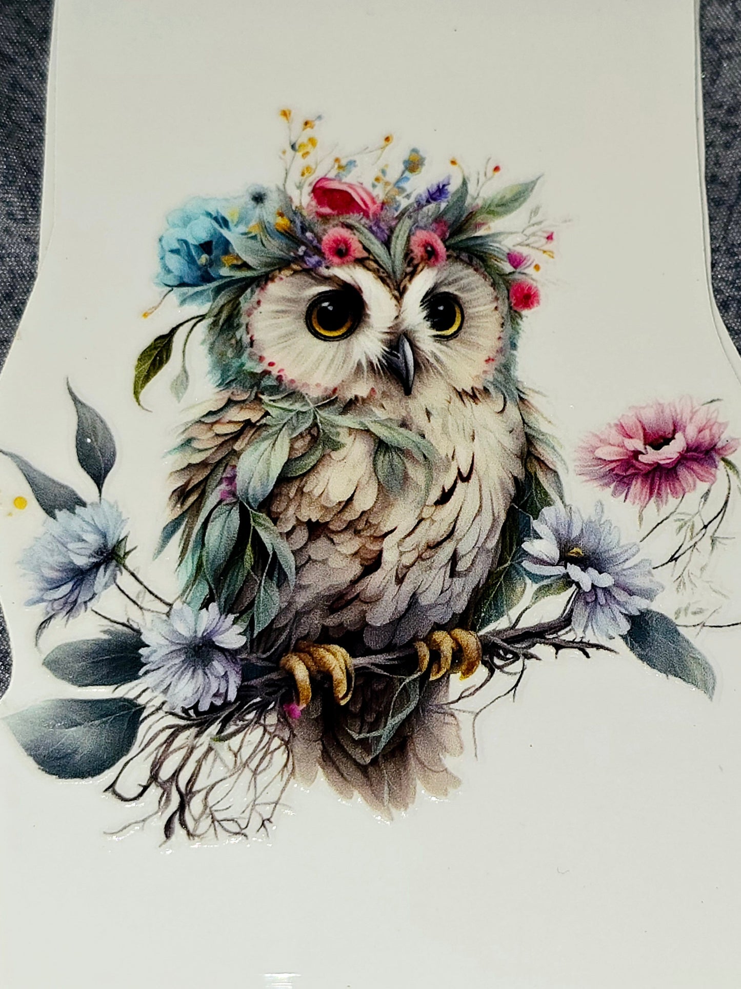 Owls medium clear UV DTF