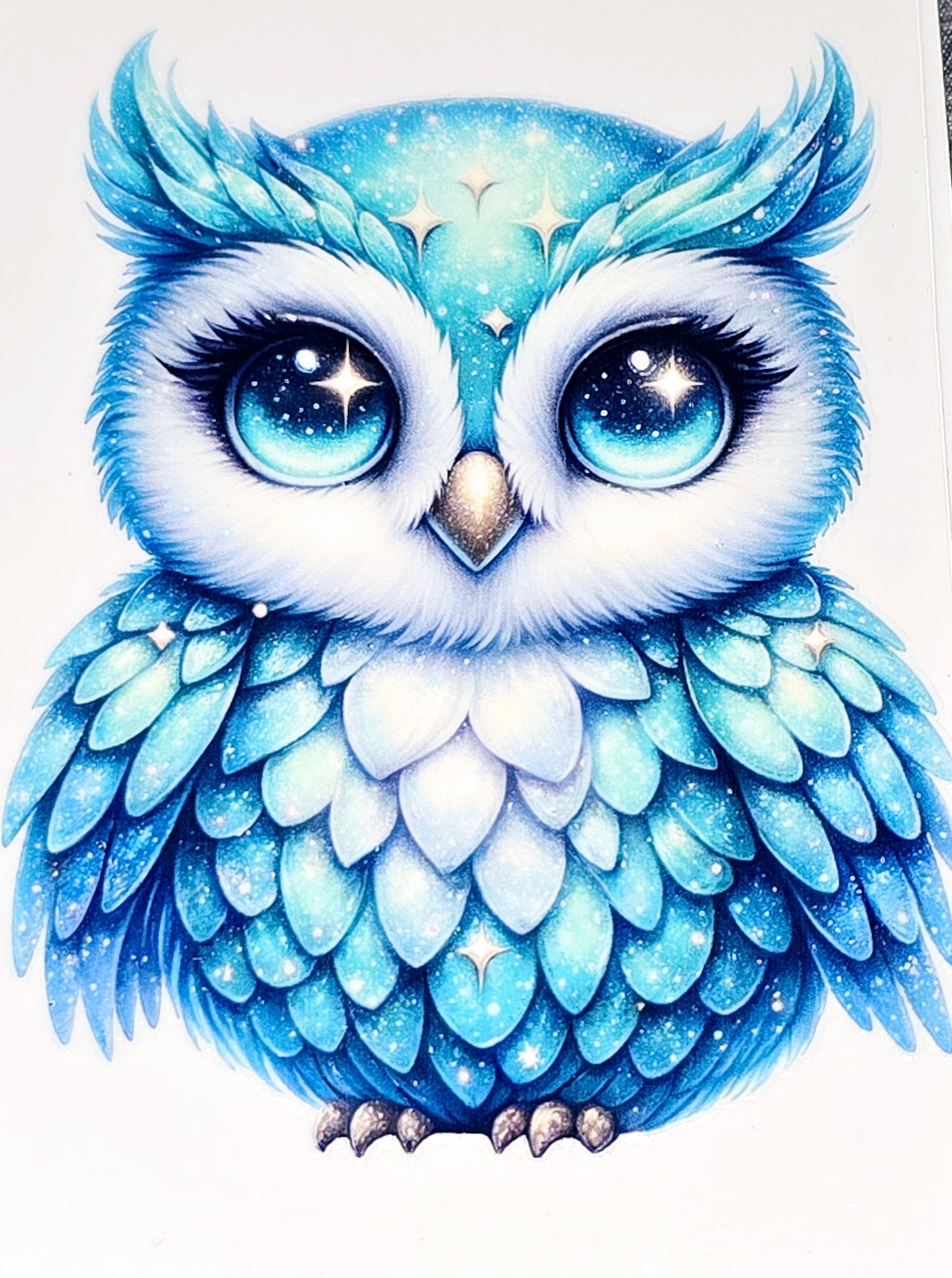 Owls medium clear UV DTF