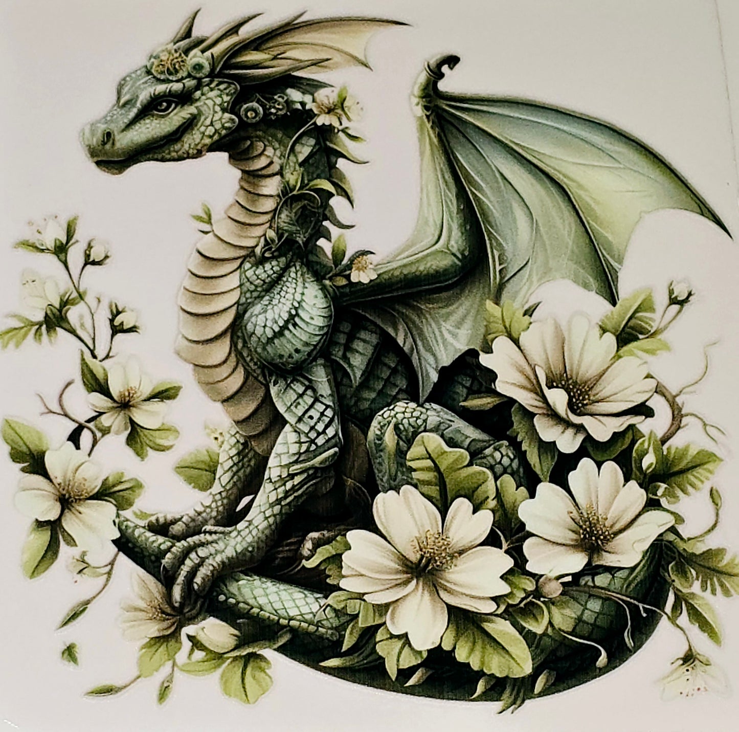 Green dragon xl clear UV DTF