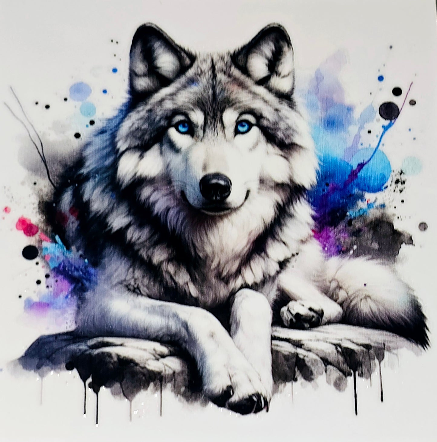 husky/wolf medium clear uv dtf