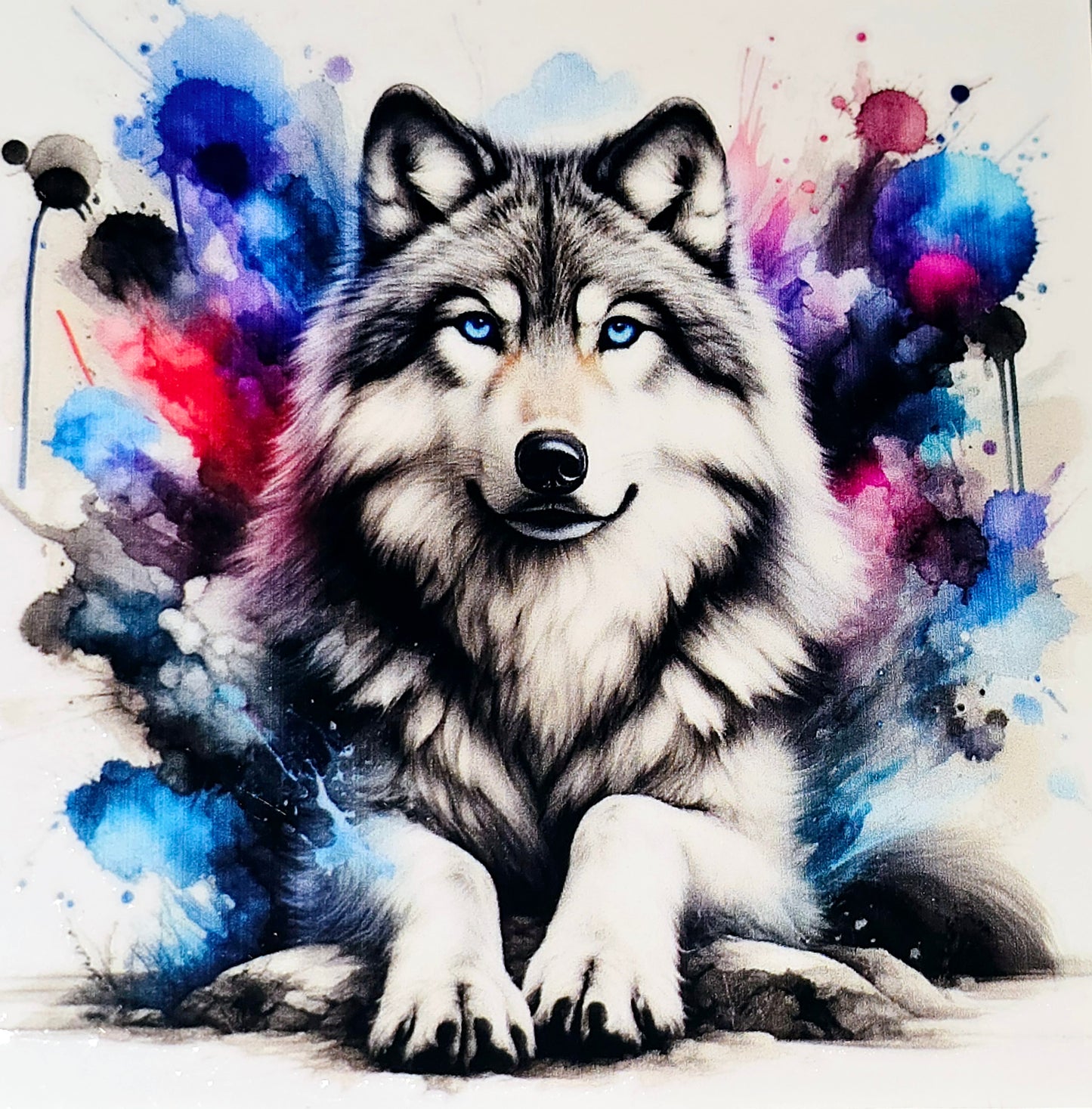 husky/wolf medium clear uv dtf