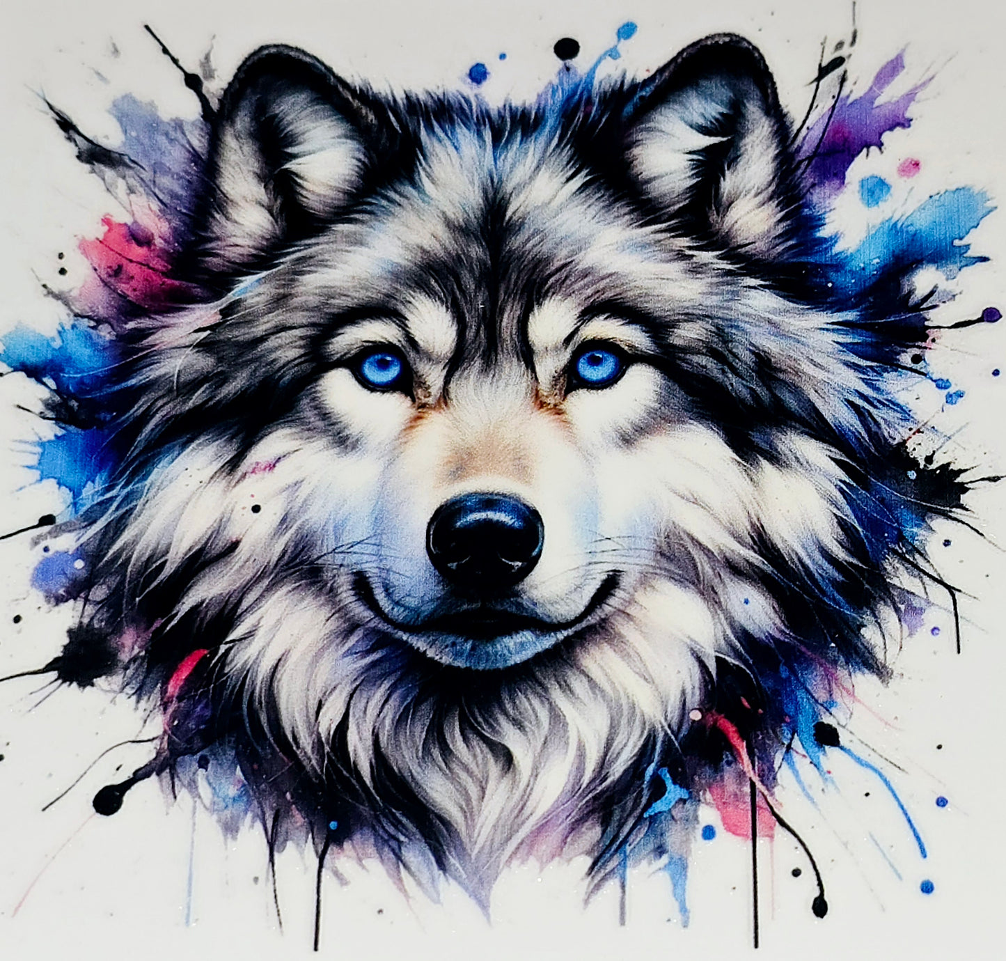 husky/wolf medium clear uv dtf
