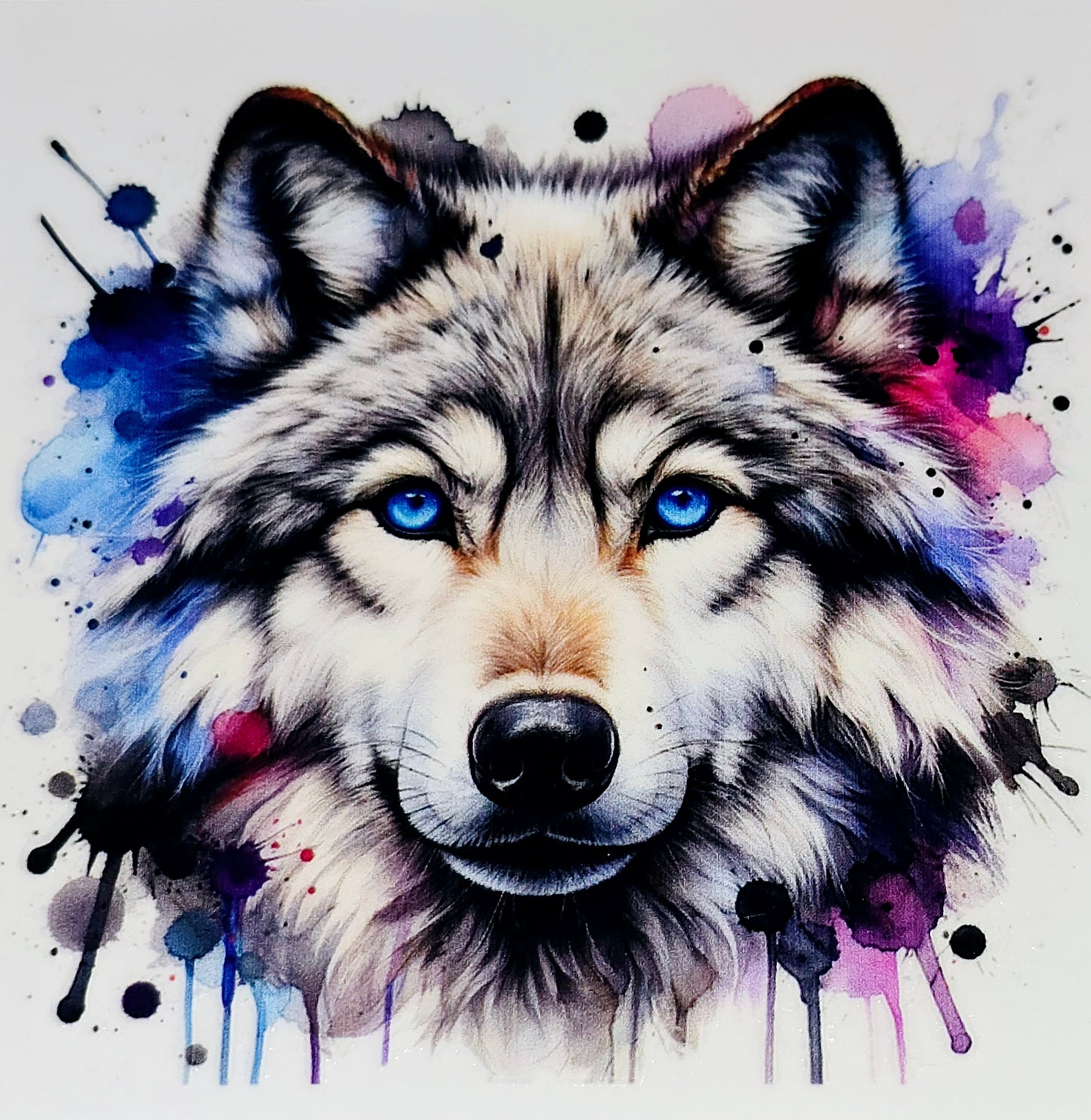 husky/wolf medium clear uv dtf