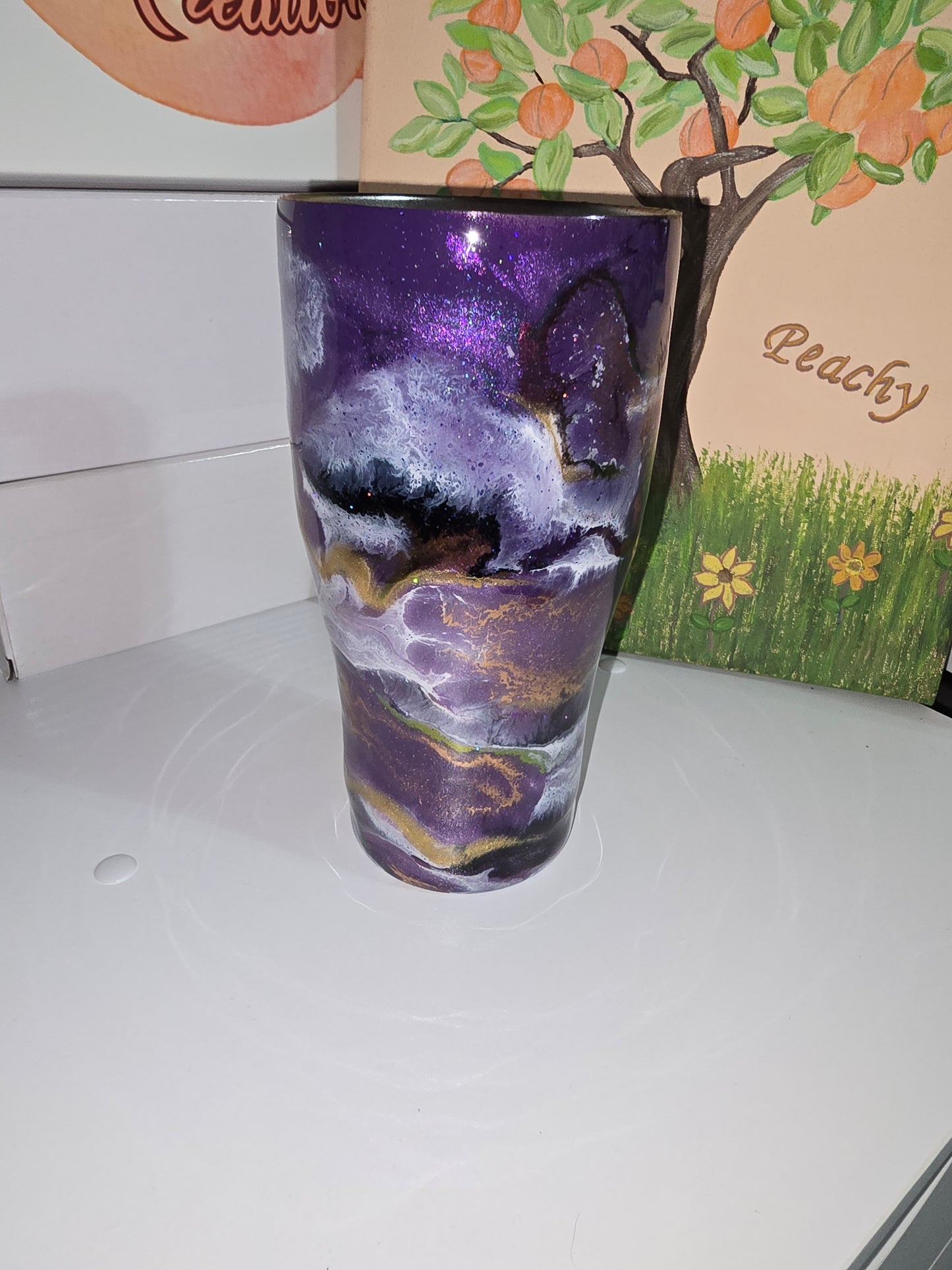 30 oz "marble slick" modern curve