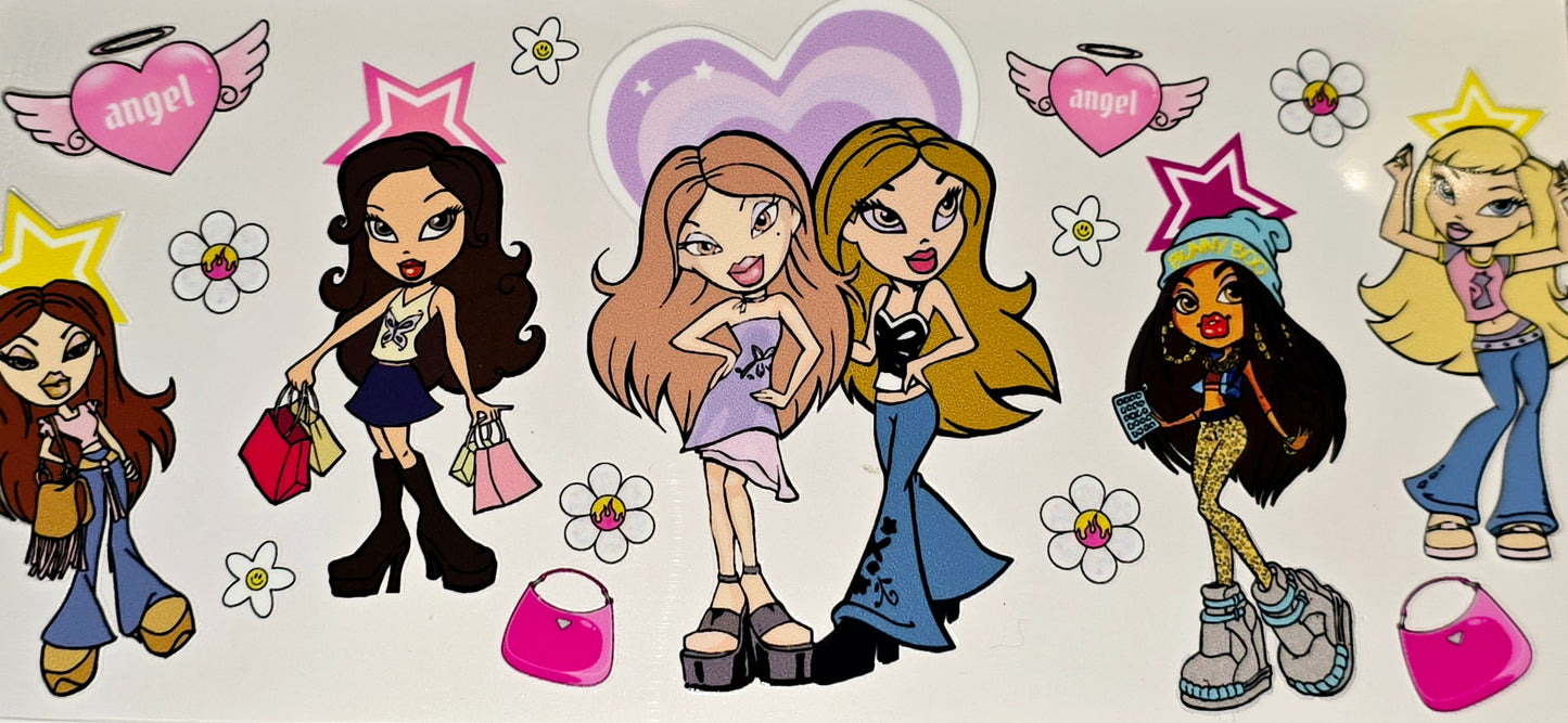 Bratz clear UV DTF wrap