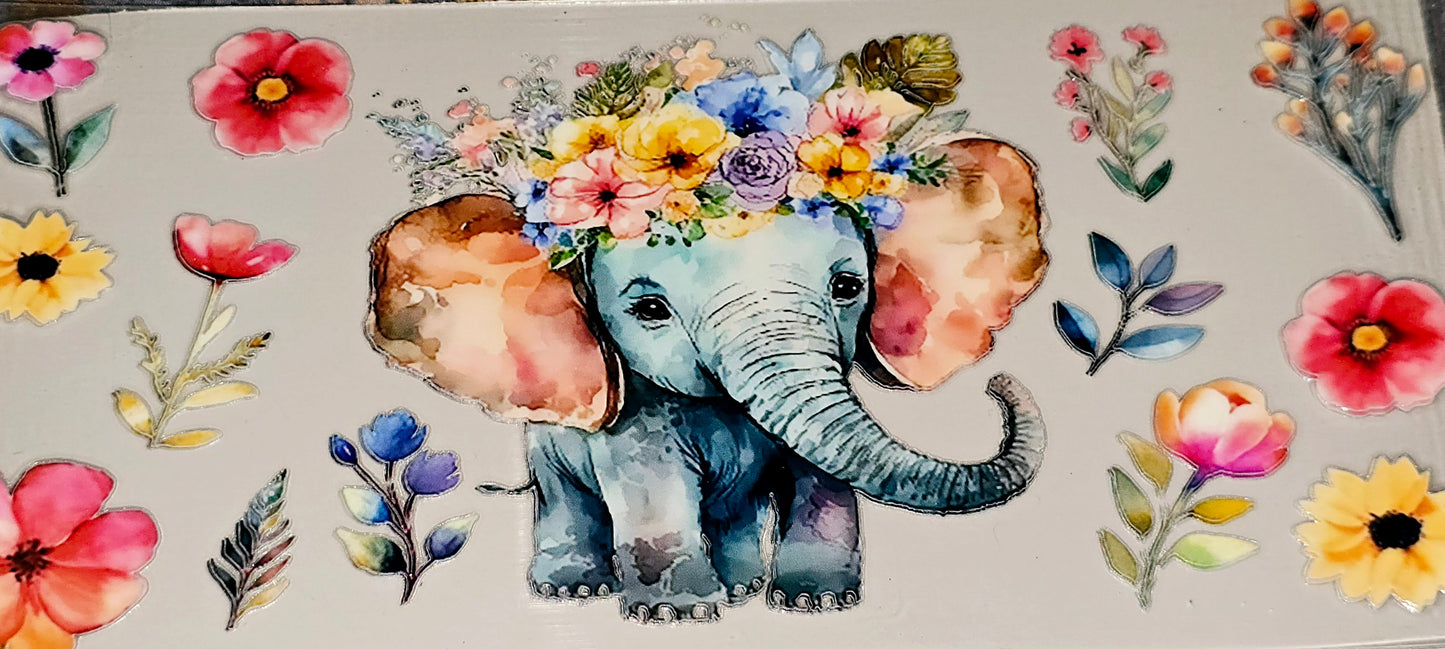 Elephant clear UV DTF wraps