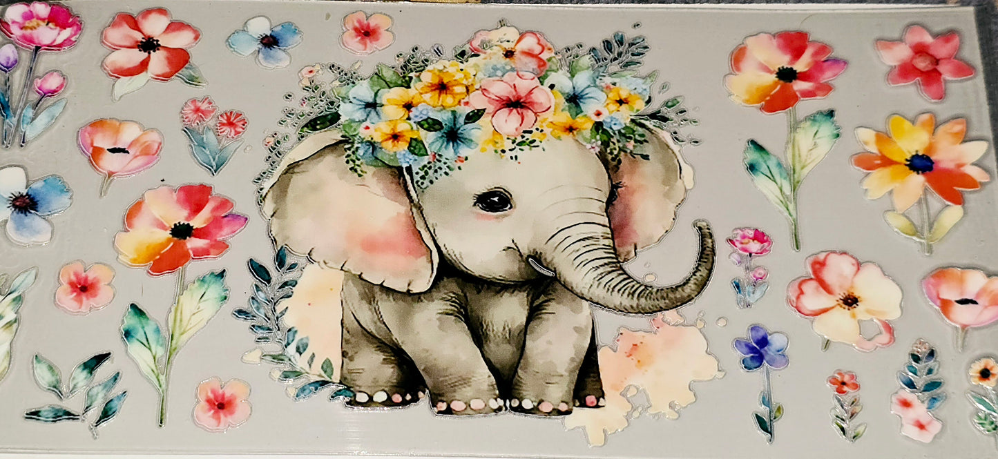 Elephant clear UV DTF wraps