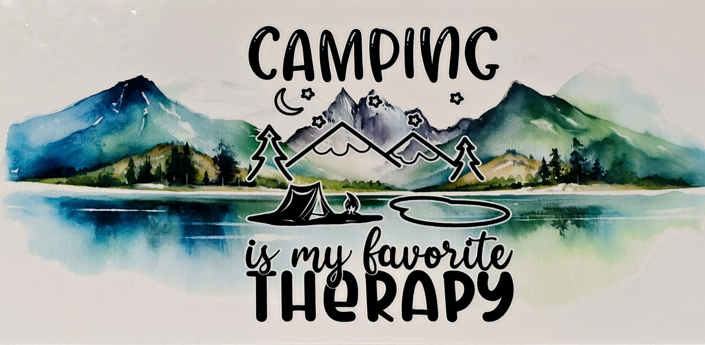 Camping clear UV DTF wraps