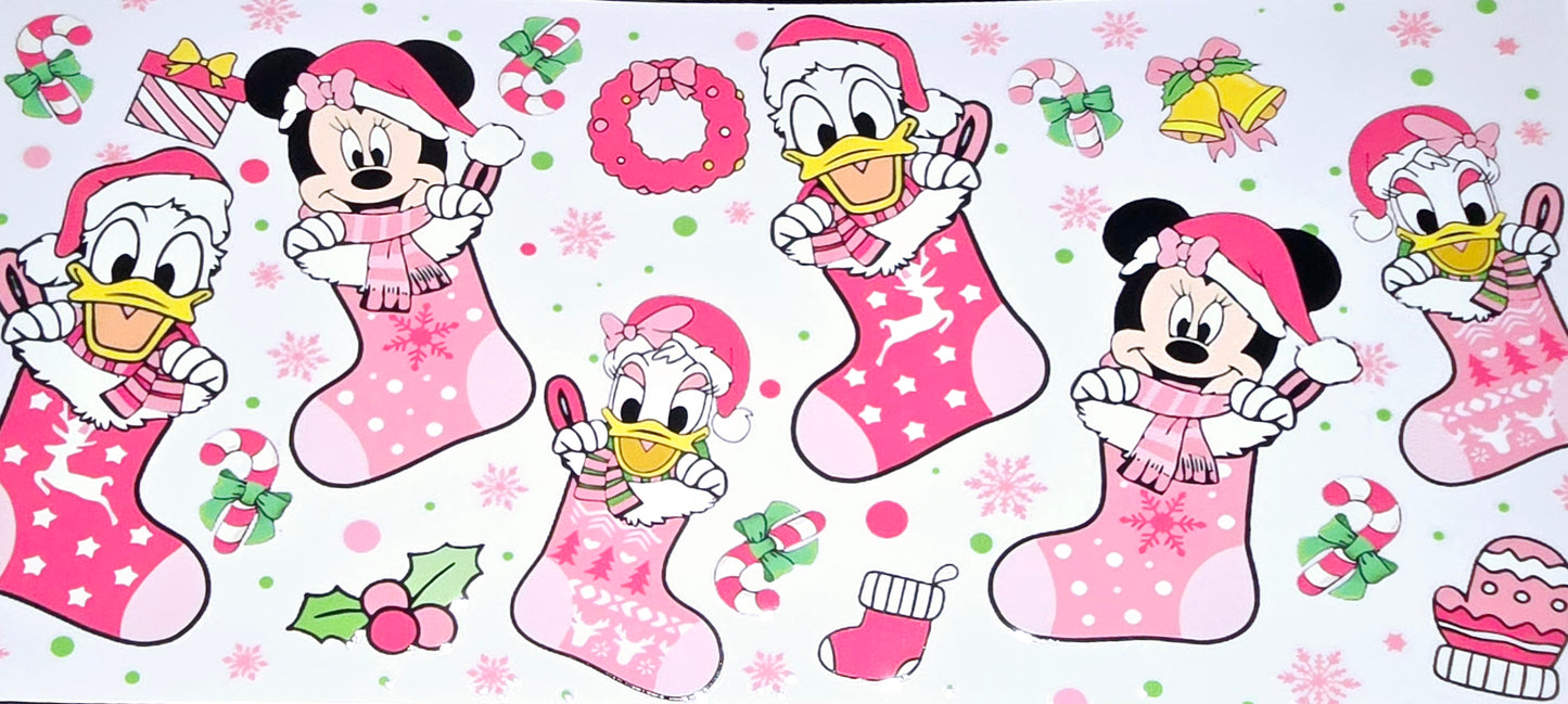 Mickey & friends clear UV DTF wraps