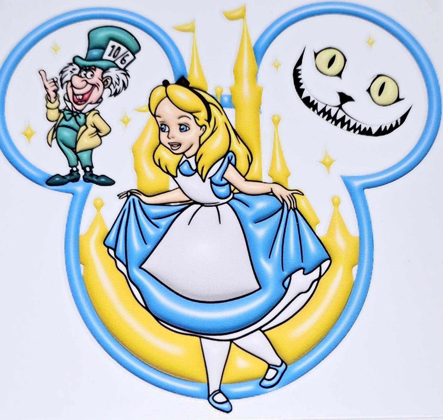 Princesses & villains xl clear UV DTF