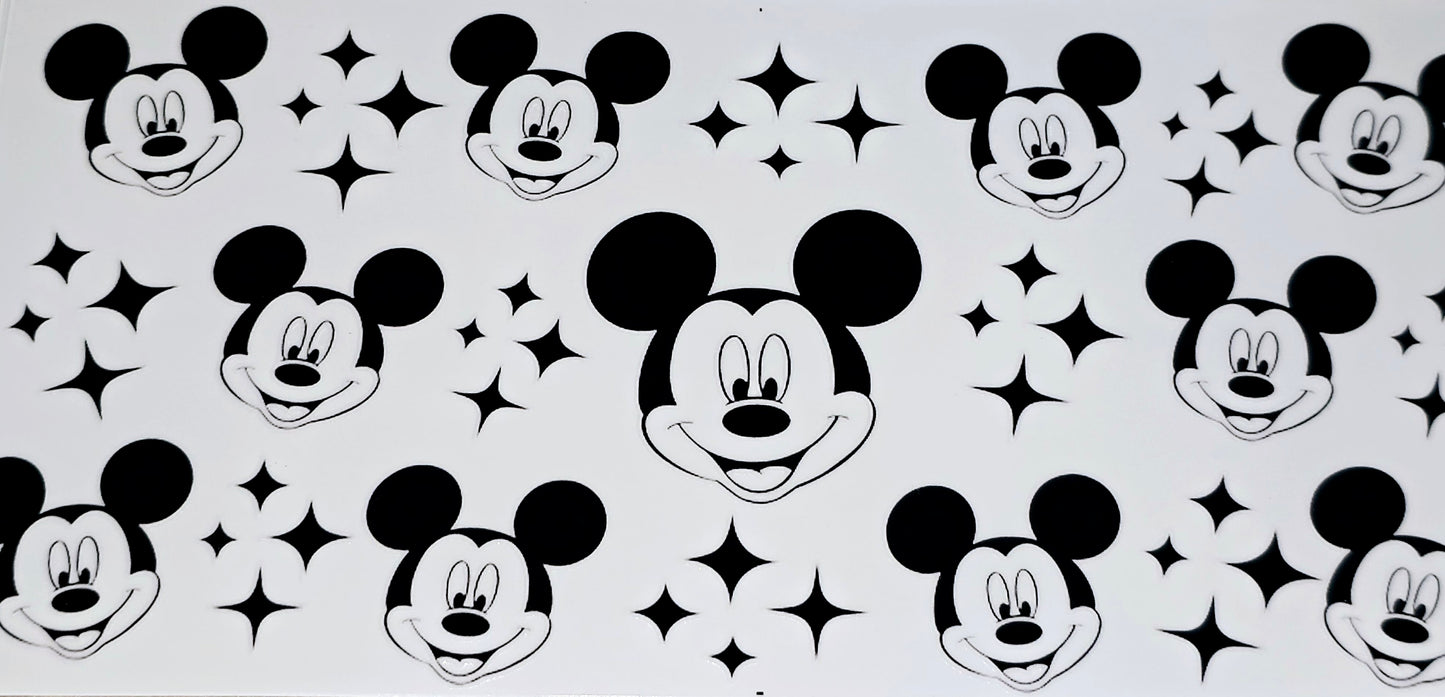 Mickey & friends clear UV DTF wraps