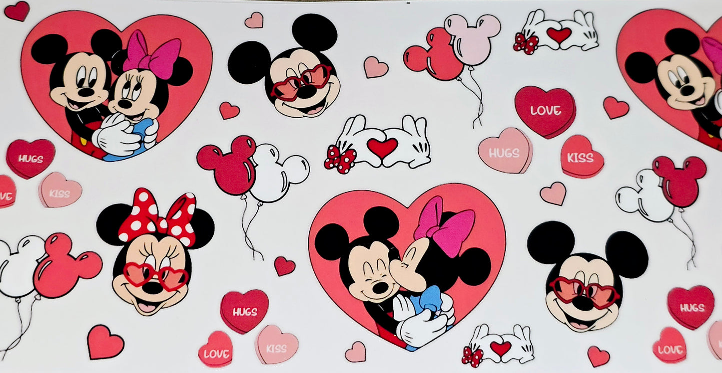 Mickey & friends clear UV DTF wraps