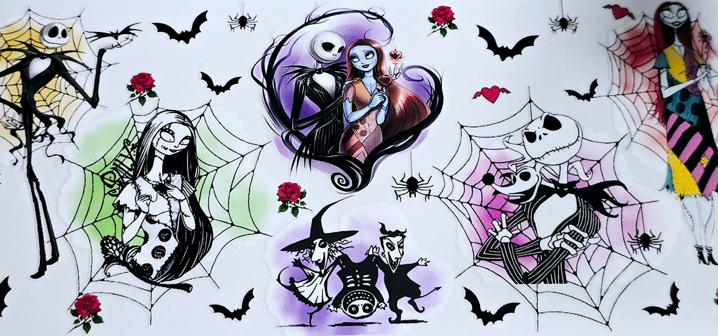 Nightmare before Christmas clear UV DTF wraps