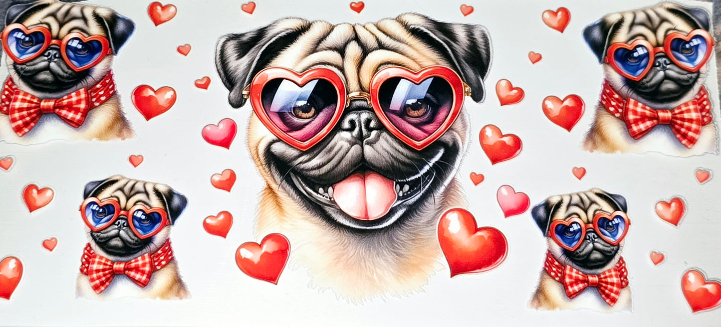 Cute pups clear uv dtf wraps