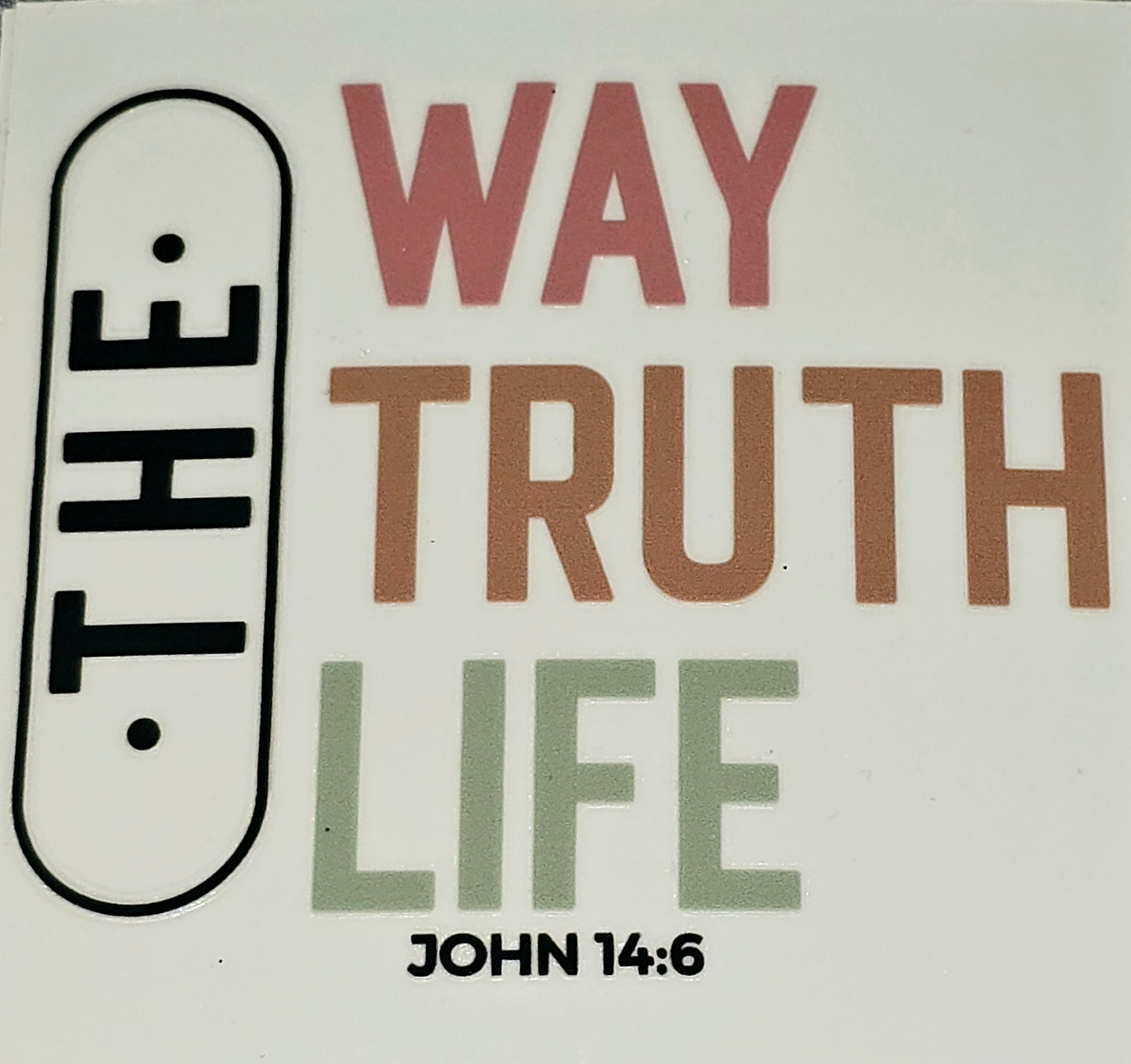 Christian inspirational clear UV DTF