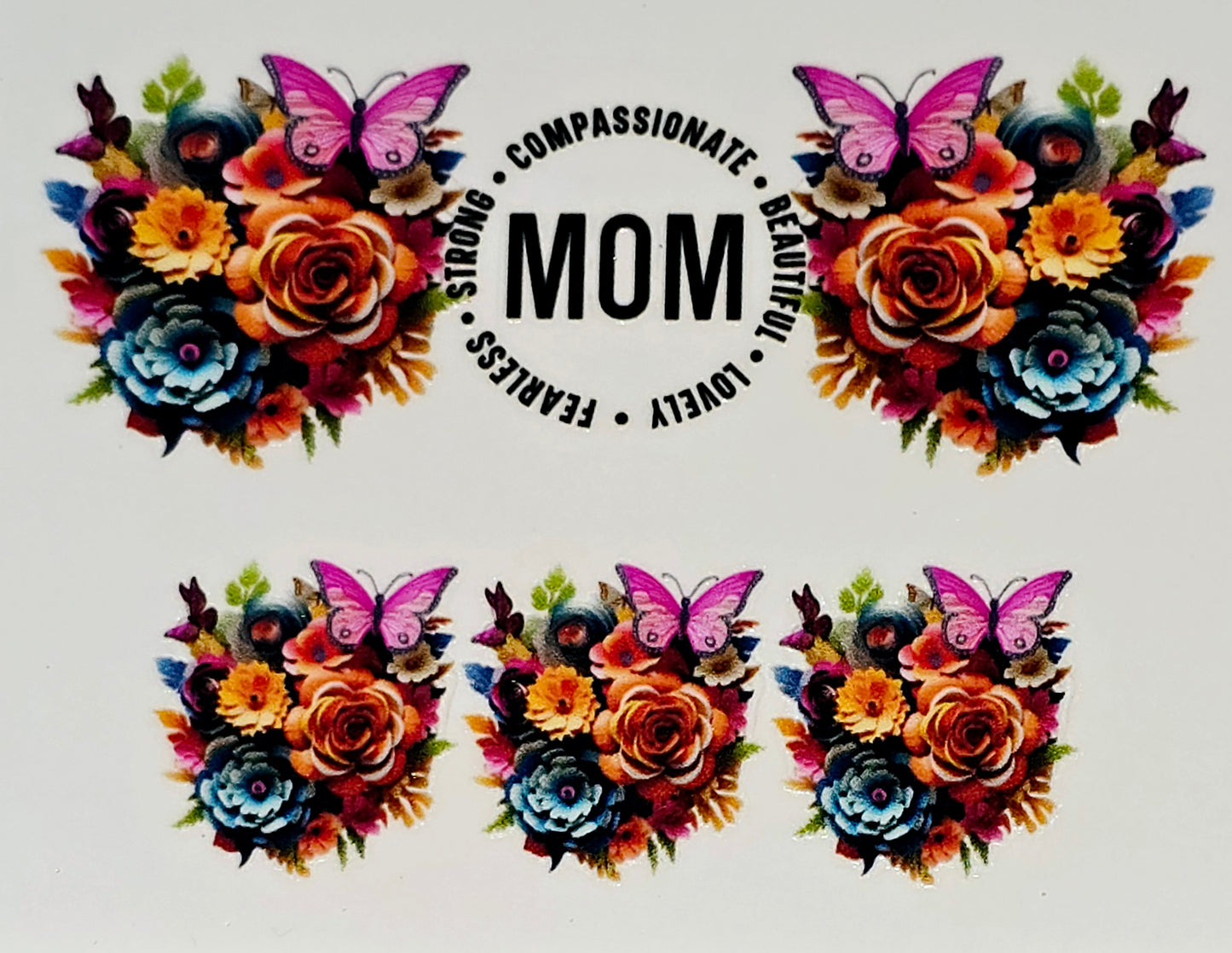 Mama mini tumbler clear UVDTF wraps