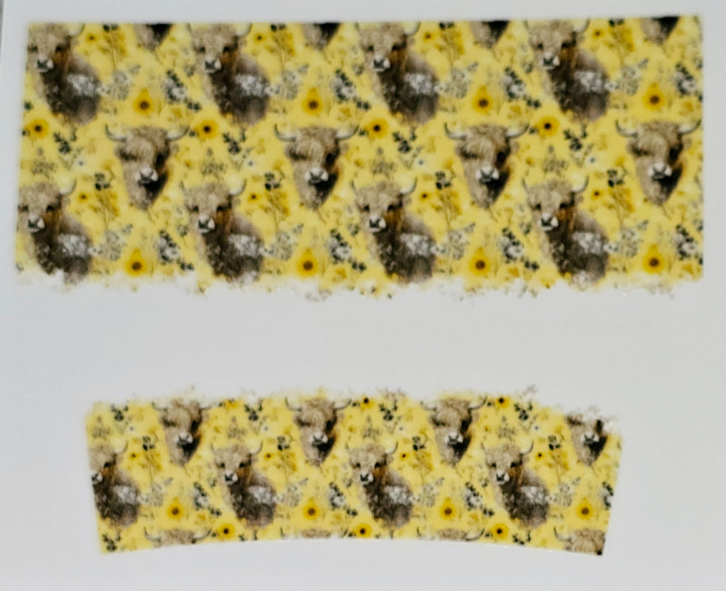 Highland cows mini tumbler UV DTF wraps
