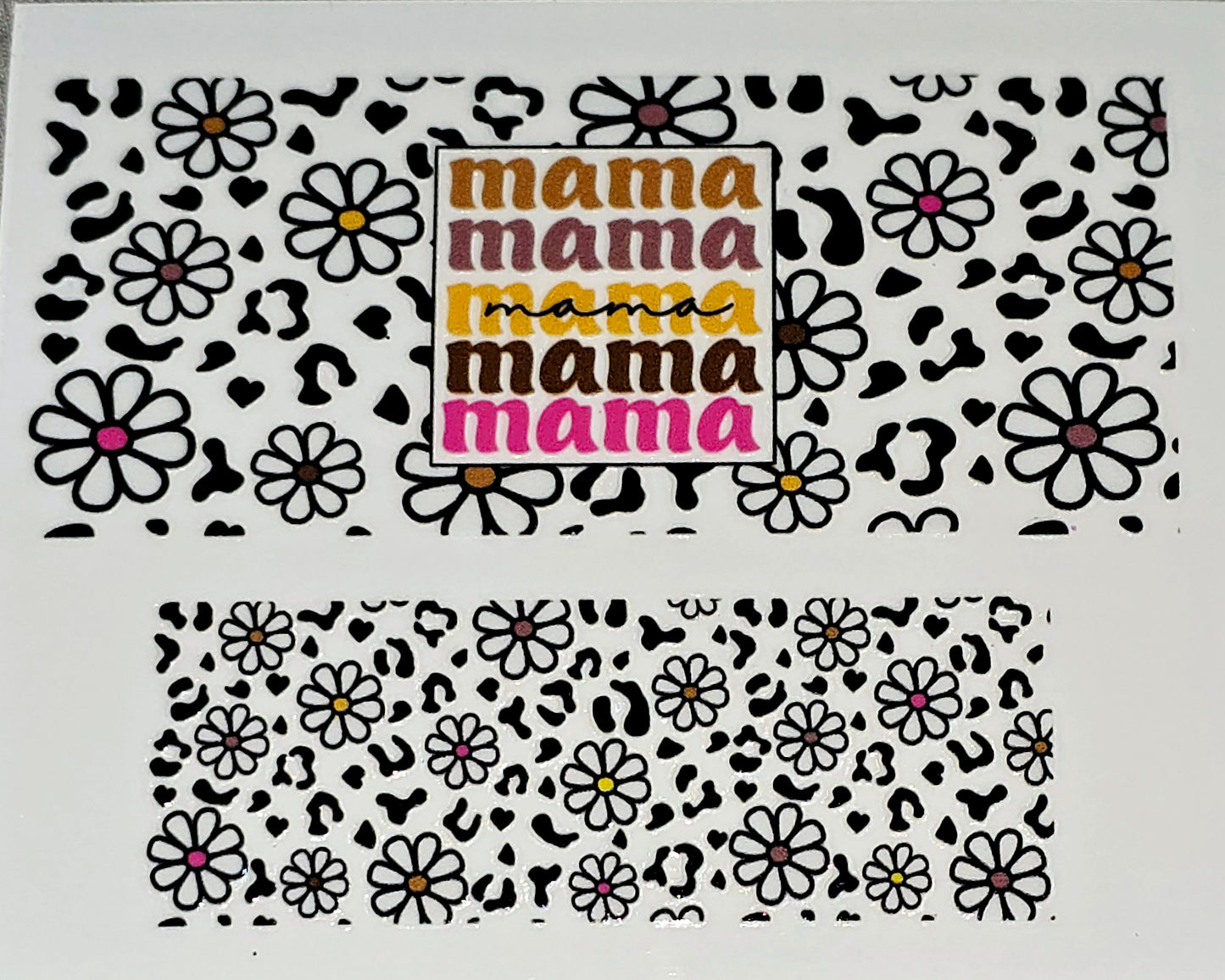 Mama mini tumbler clear UVDTF wraps