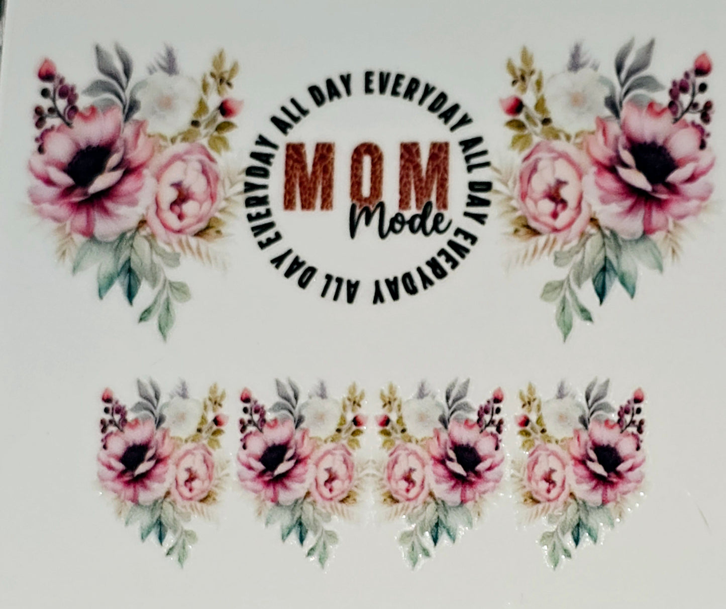 Mama mini tumbler clear UVDTF wraps