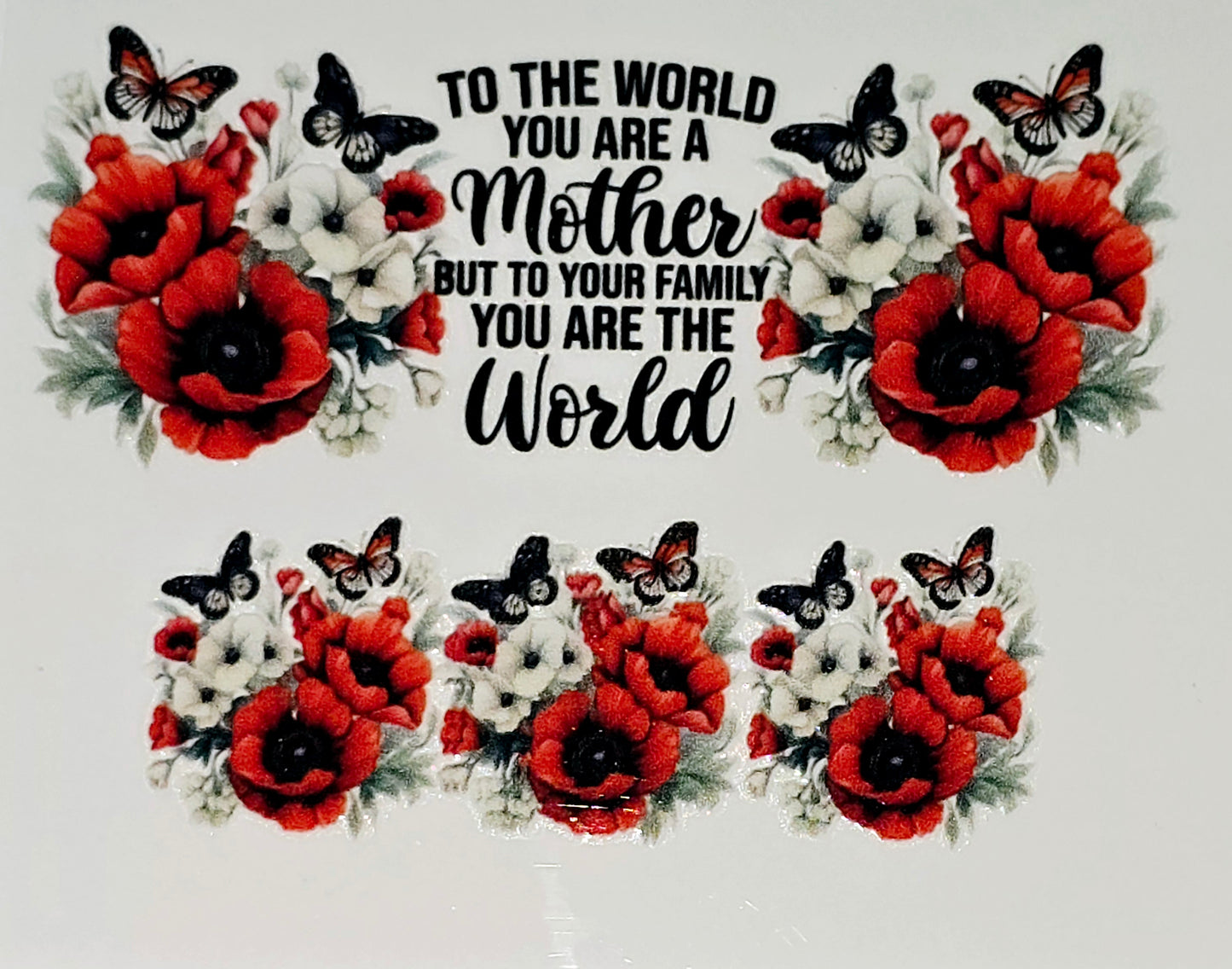 Mama mini tumbler clear UVDTF wraps