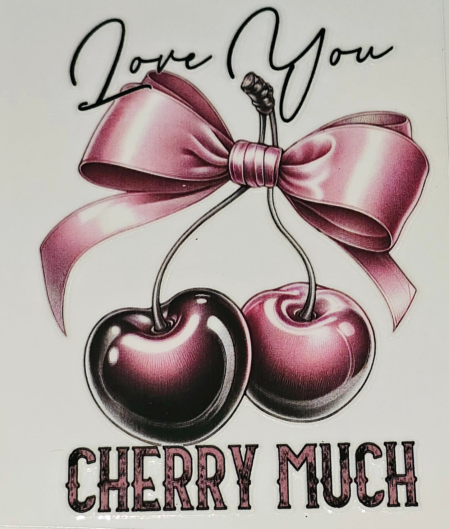 Pretty in pink medium clear UV DTF