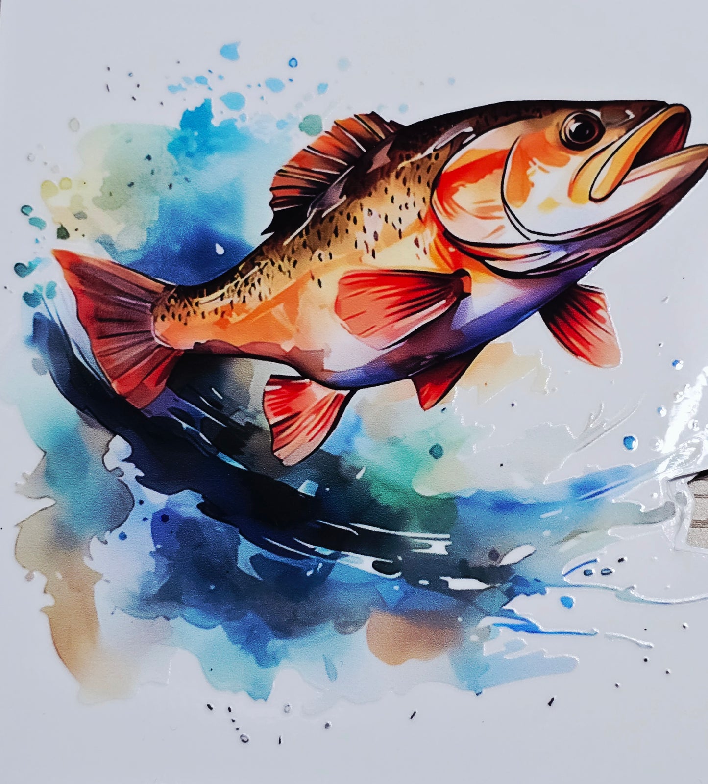 Fishermen XL clear UV DTF