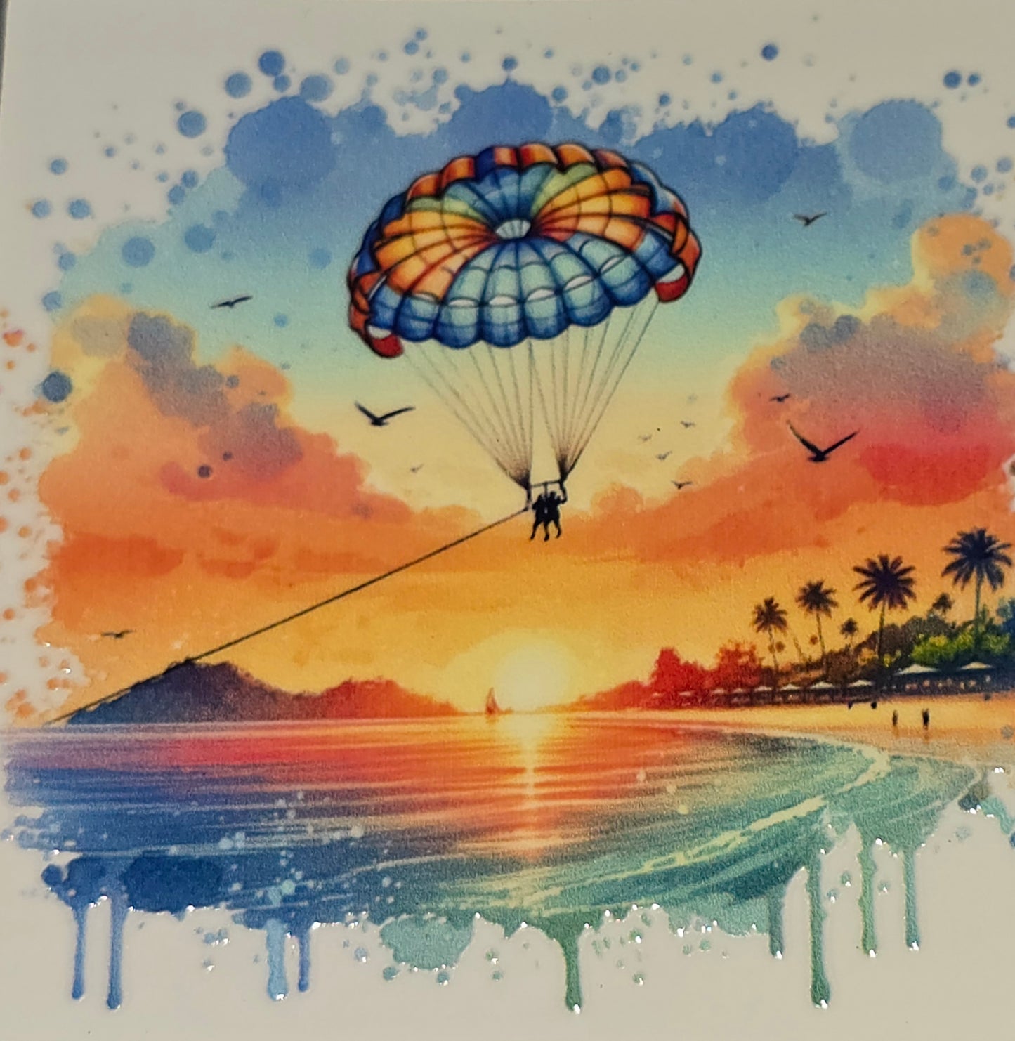 Life on the ocean medium & xl clear UV DTF