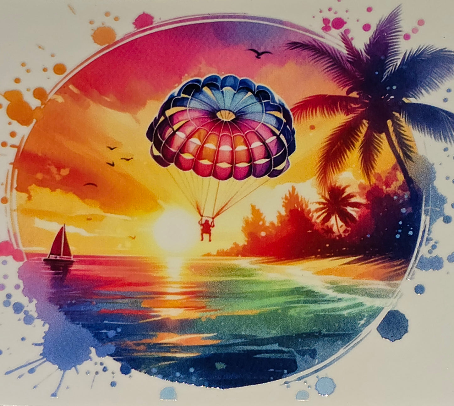 Life on the ocean medium & xl clear UV DTF