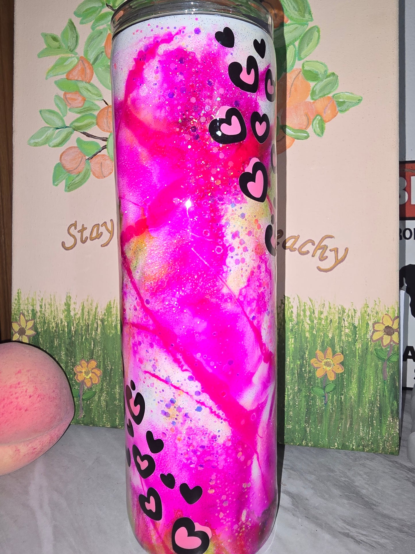 Grinch's gf 30 oz skinny tumbler