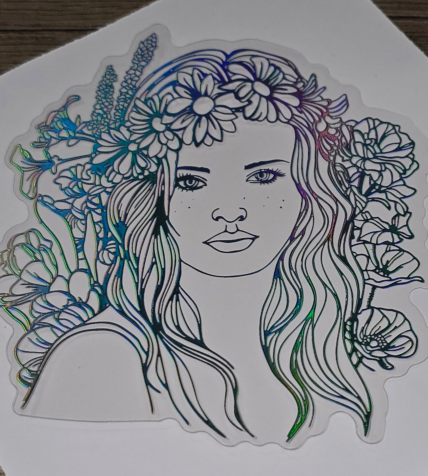 Holographic decals