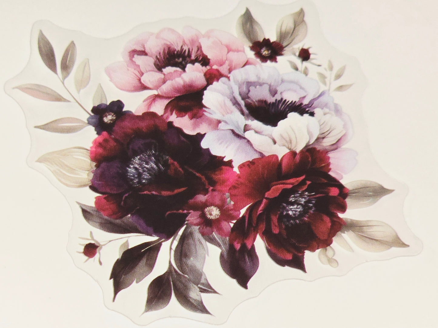Fall floral decals