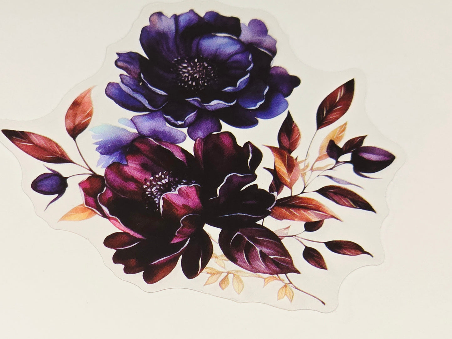 Fall floral decals