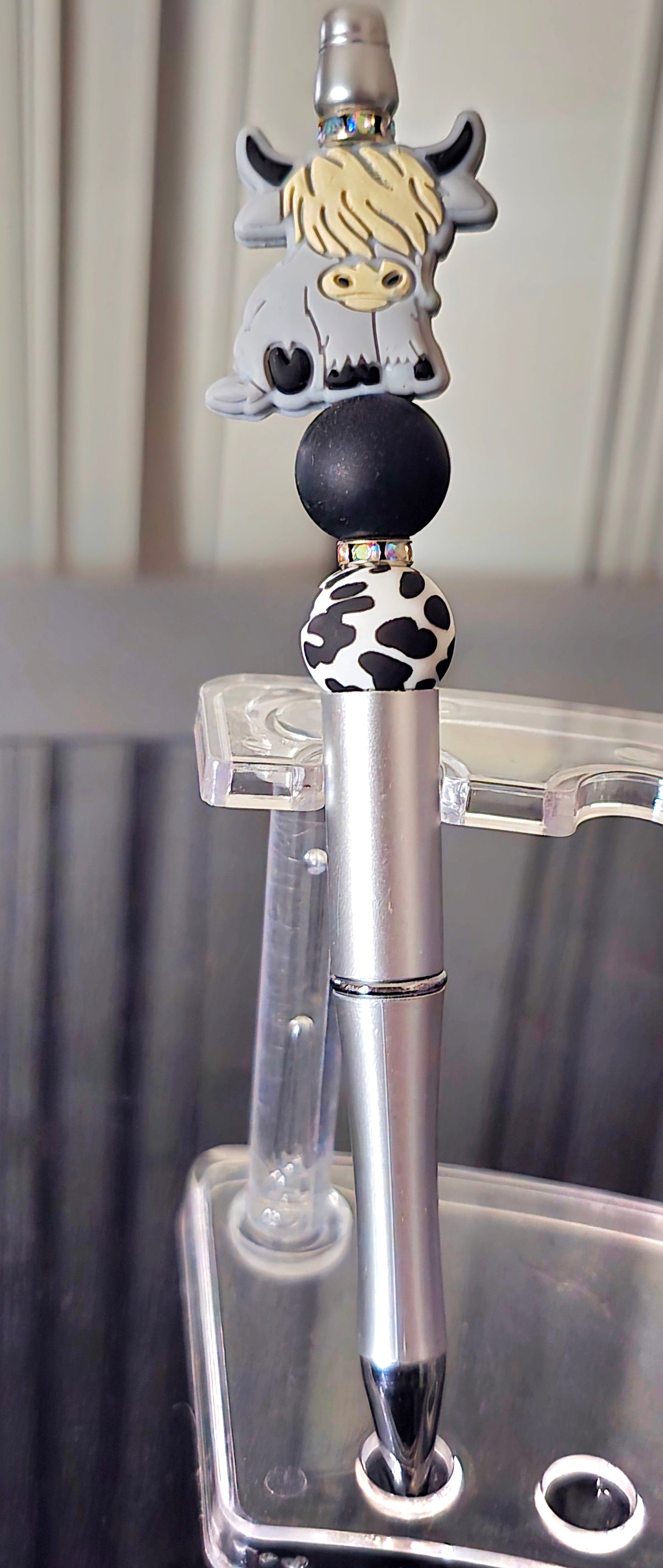 Fluffy cow focal pen