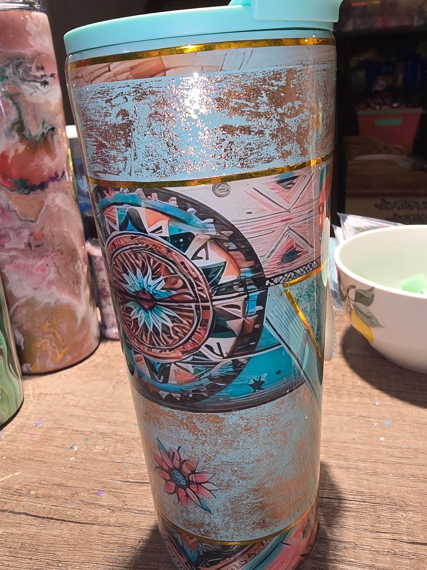 24 oz tapered skinny tumbler