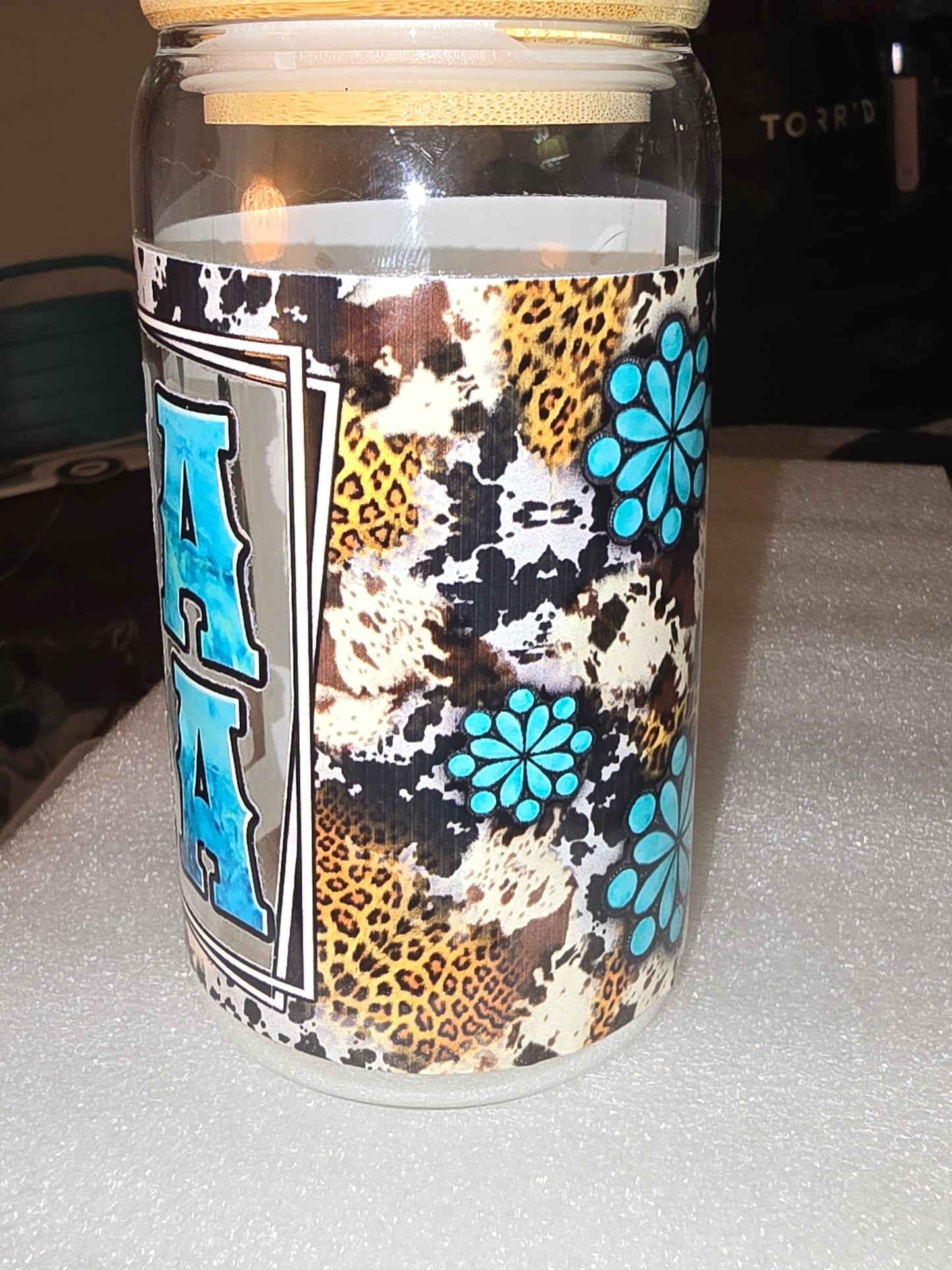 16 oz glass tumbler
