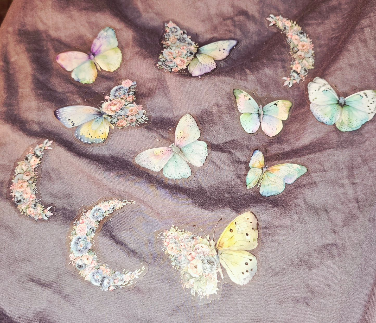 M18 pastel floral butterflies & moons