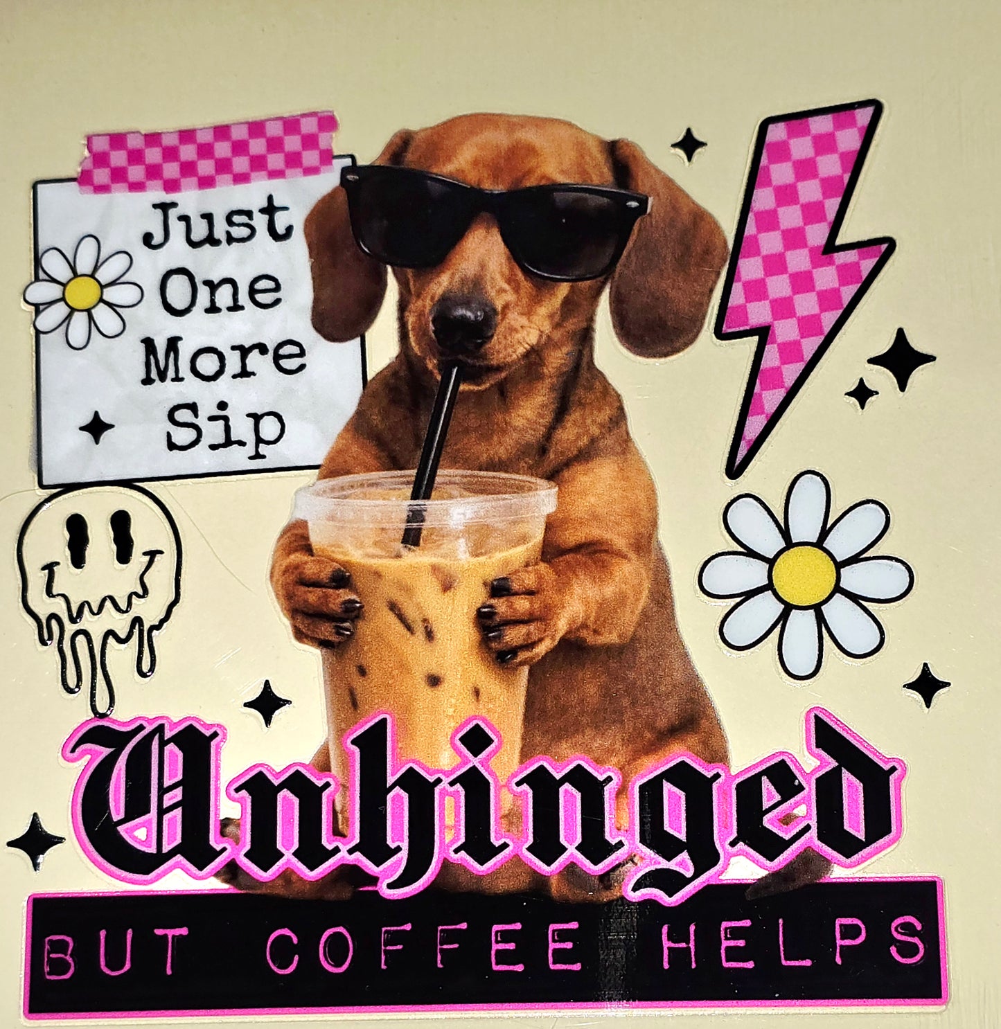 XL6 Doxie unhinged uvdtf