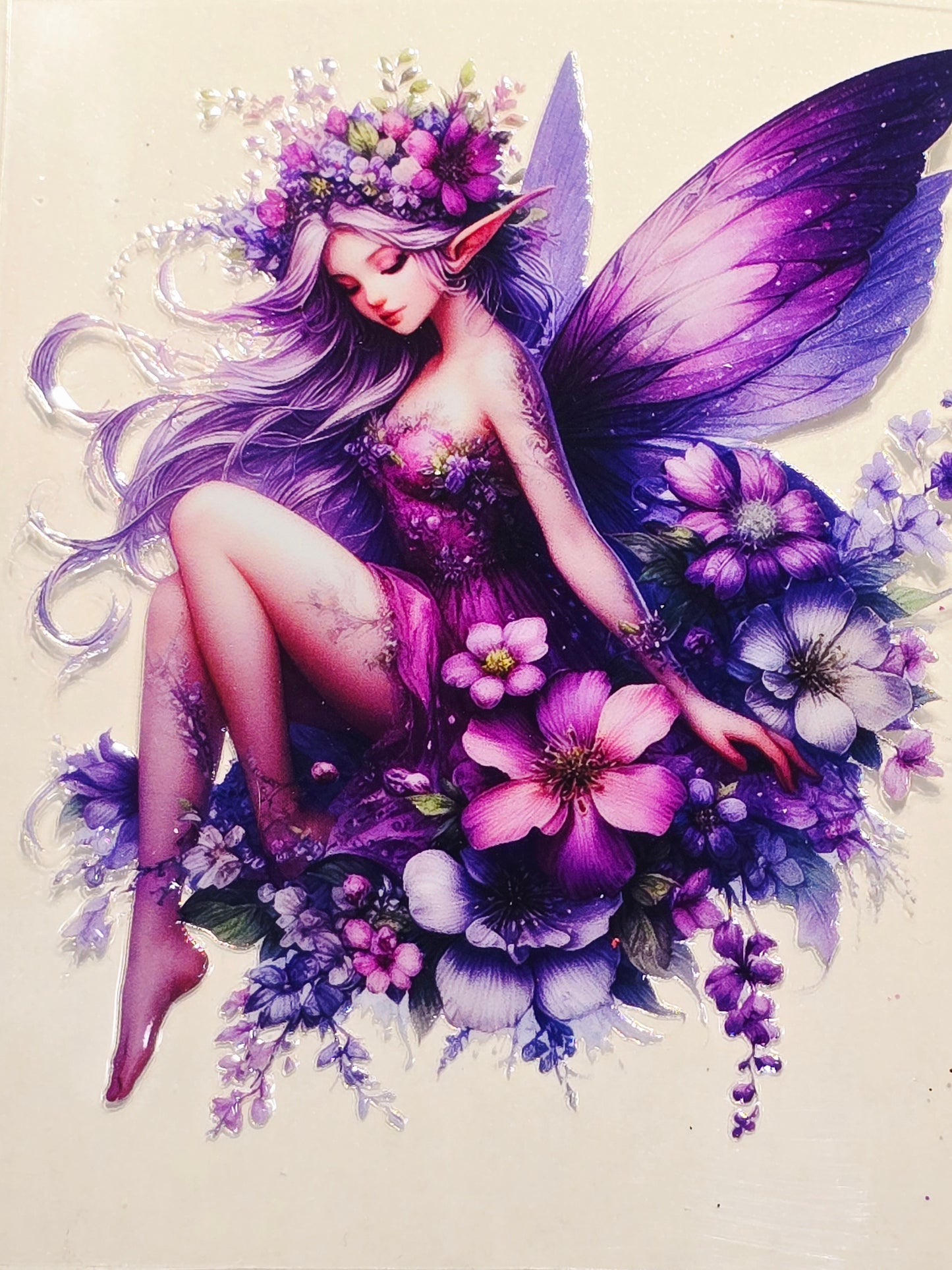 XL6 purple winged fairy uvdtf