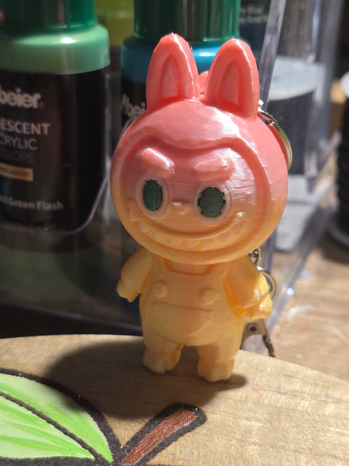 Bu bu keychain