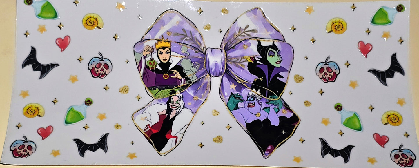 Villain bow uvdtf wrap