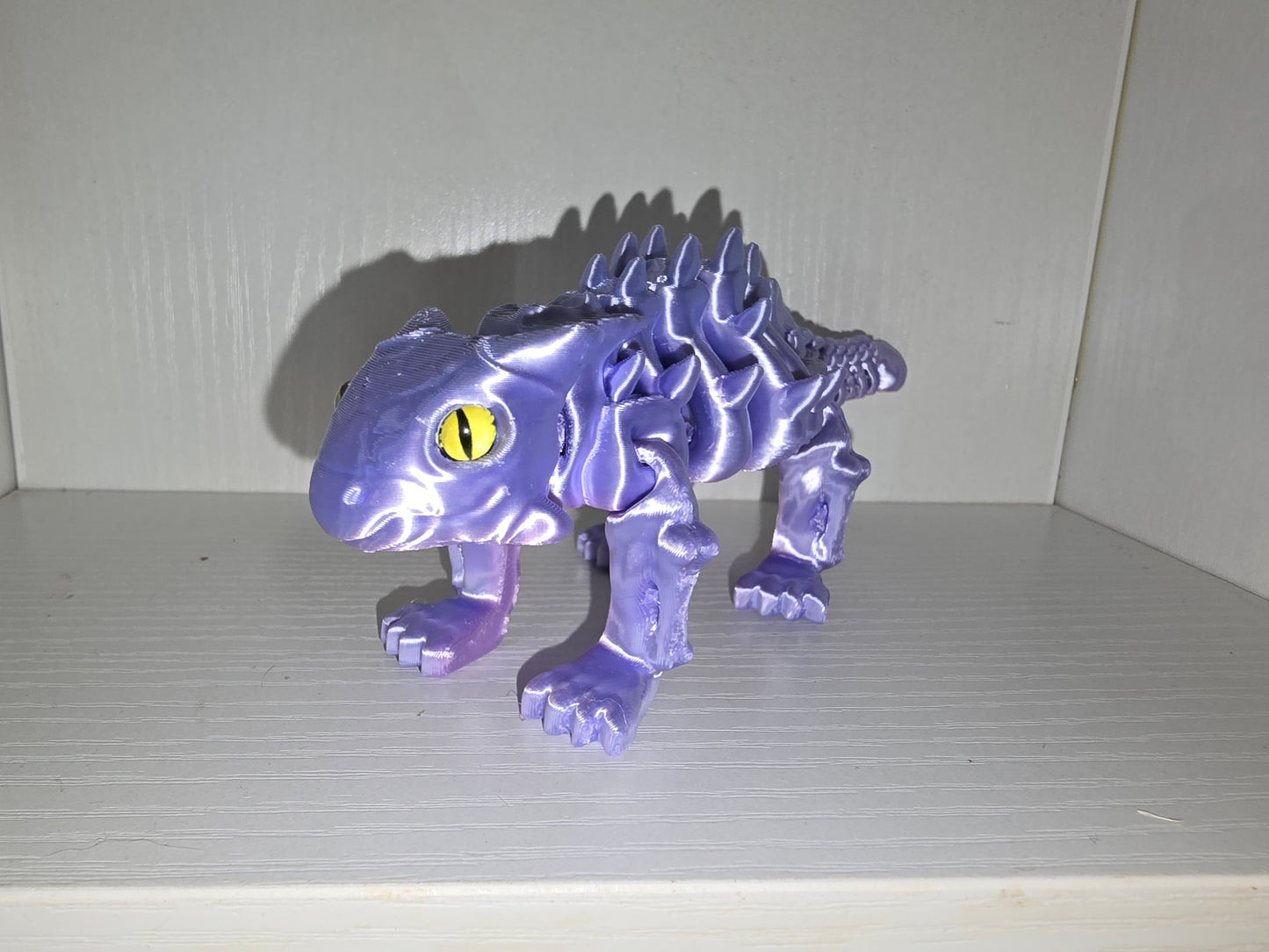3D skeletal standing dinosaur